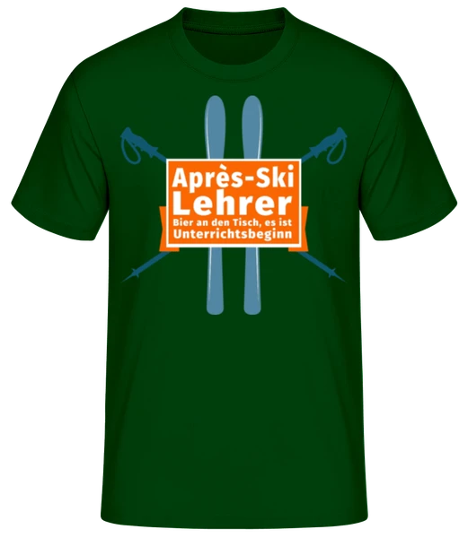 Herren T-Shirt mit Après-Ski Print – Kurzarm Shirt