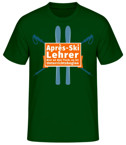 Herren T-Shirt mit Après-Ski Print – Kurzarm Shirt
