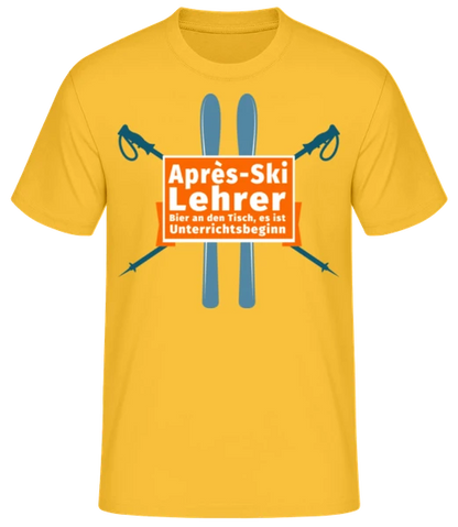 Herren T-Shirt mit Après-Ski Print – Kurzarm Shirt