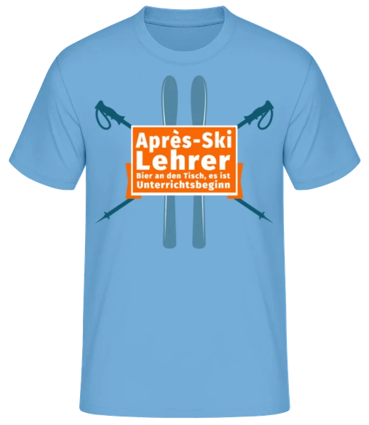 Herren T-Shirt mit Après-Ski Print – Kurzarm Shirt