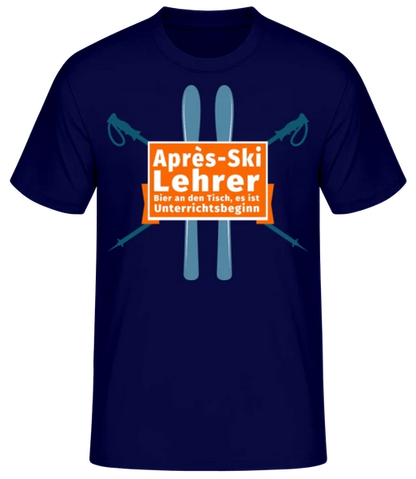 Herren T-Shirt mit Après-Ski Print – Kurzarm Shirt
