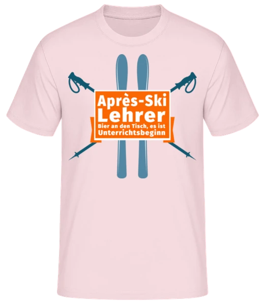 Herren T-Shirt mit Après-Ski Print Kurzarm Shirt