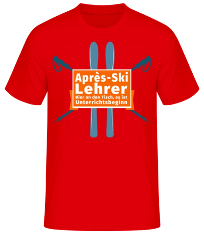 Herren T-Shirt mit Après-Ski Print – Kurzarm Shirt