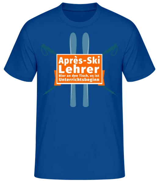 Herren T-Shirt mit Après-Ski Print – Kurzarm Shirt
