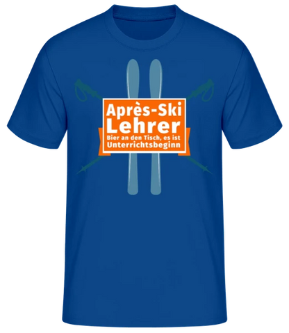 Herren T-Shirt mit Après-Ski Print – Kurzarm Shirt