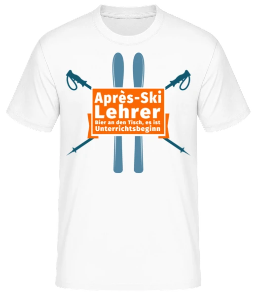 Herren T-Shirt mit Après-Ski Print – Kurzarm Shirt