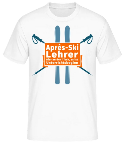 Herren T-Shirt mit Après-Ski Print – Kurzarm Shirt