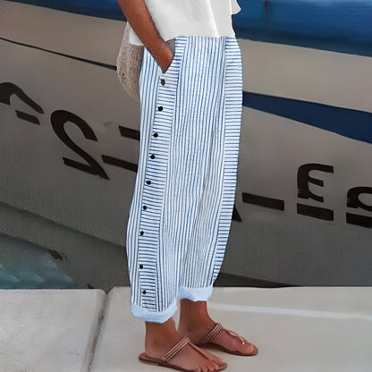Gestreifte Sommerhose Damen
