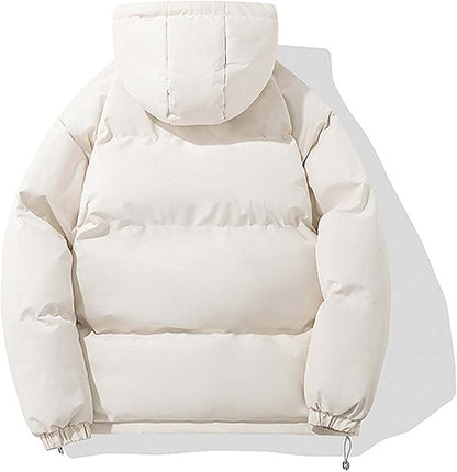 Kapuzenjacke Damen – warme klassische Jacke mit Kapuze für den Winter