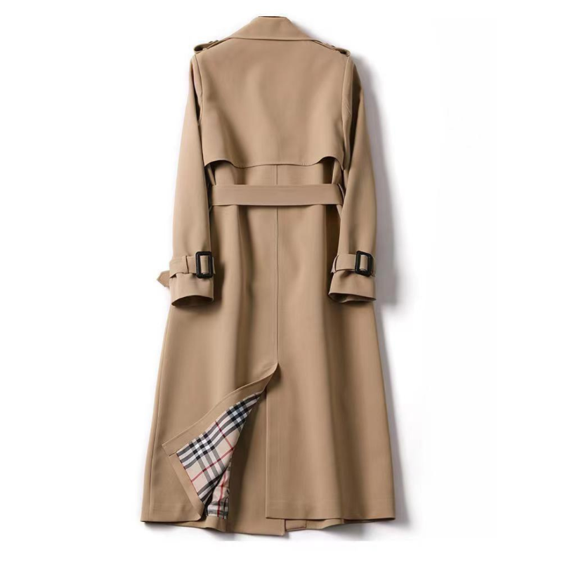 Damen Trenchcoat mit Gürtel – klassischer Mantel