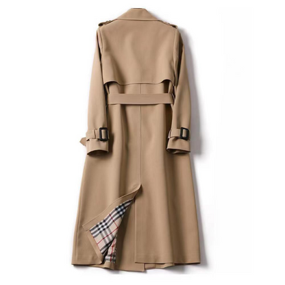 Damen Trenchcoat mit Gürtel – klassischer Mantel