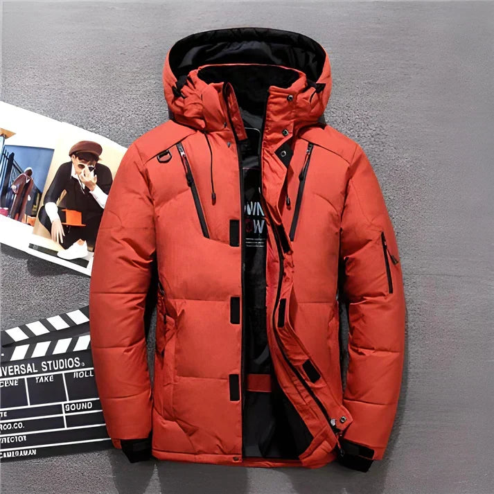 Damen Daunenjacke warme gefütterte Winterjacke