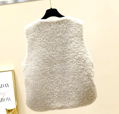 Damen Fleeceweste warm – kuschelige Winterweste