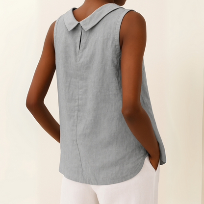 Elegantes Sommertop Damen mit Rollkragen