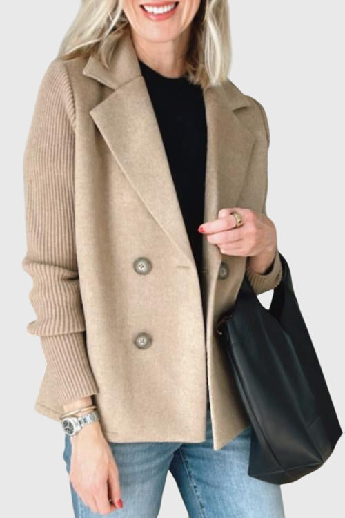 Zweireihiger Blazer Damen aus Viskose – eleganter taillierter Blazer