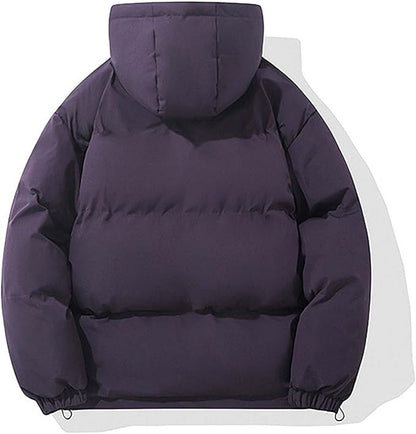 Kapuzenjacke Damen – warme klassische Jacke mit Kapuze für den Winter