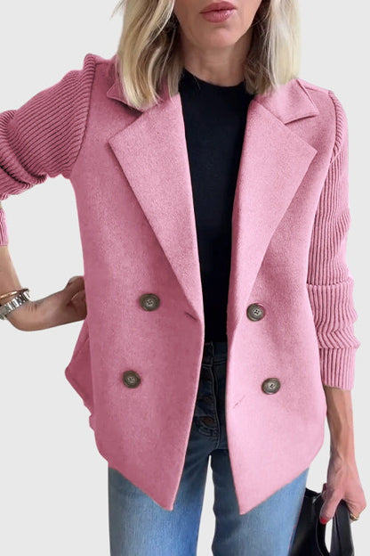 Zweireihiger Blazer Damen aus Viskose