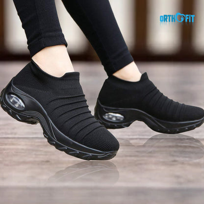 Bequeme Komfortschuhe – leichte Slip-on Schuhe mit gepolsterter Sohle