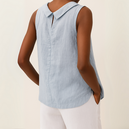 Sommertop Damen mit Rollkragen