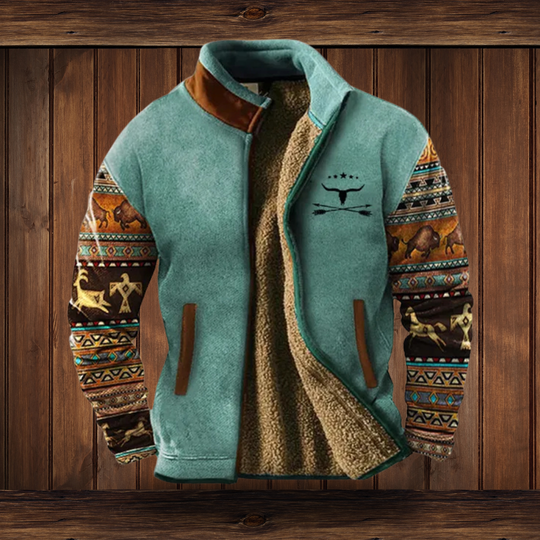 Herren Jacke leicht mit 3D-Print