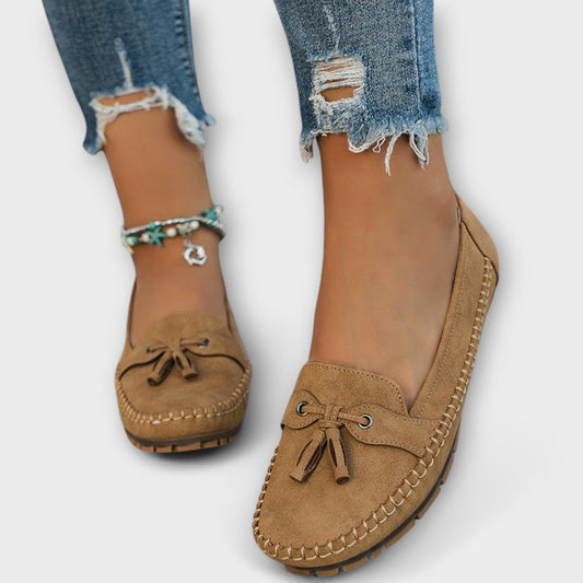 Komfort-Loafer aus Textil
