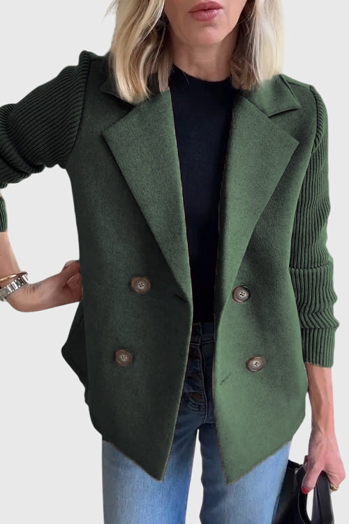 Zweireihiger Blazer Damen aus Viskose – eleganter taillierter Blazer