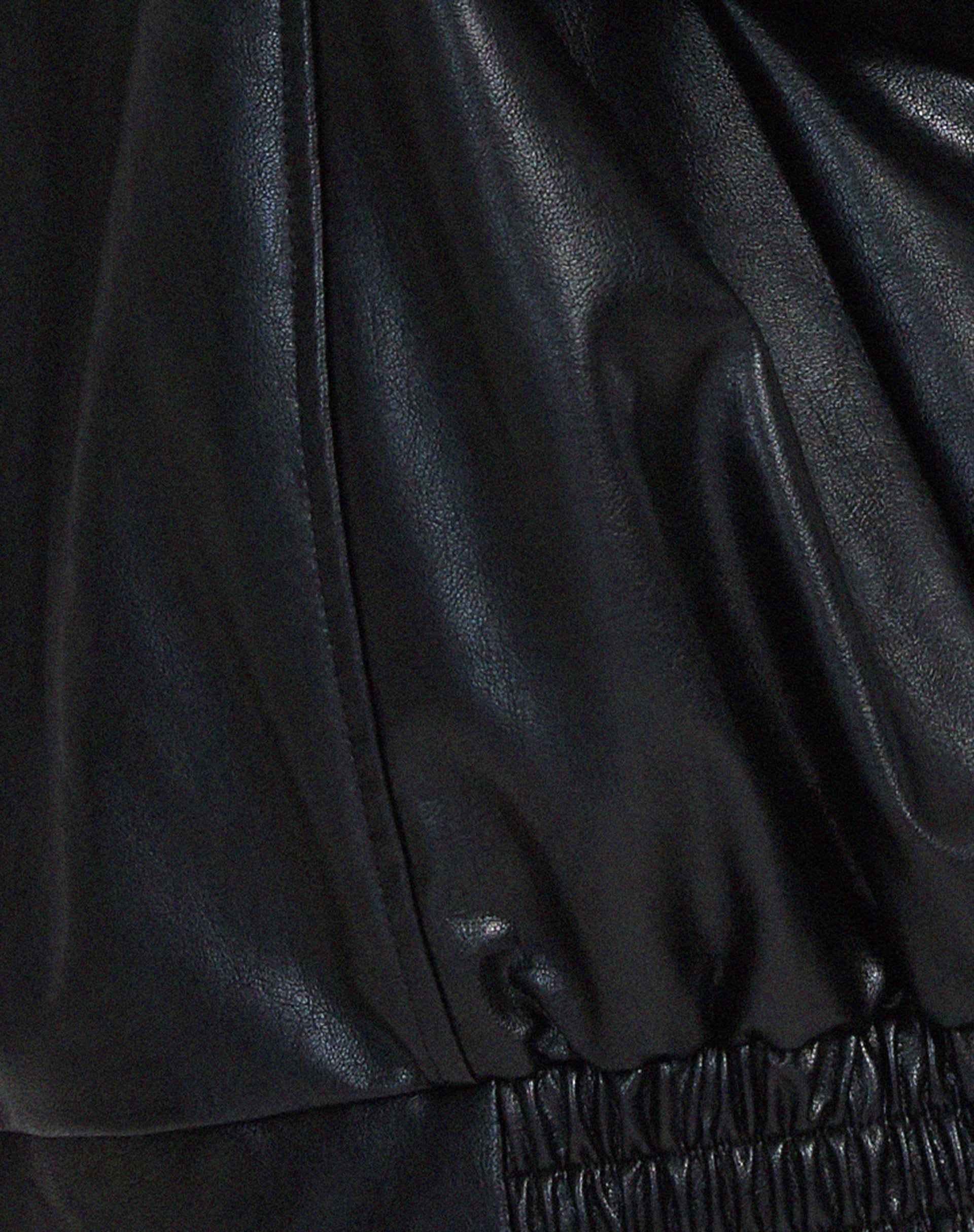 Oversized Lederjacke Damen aus Kunstleder