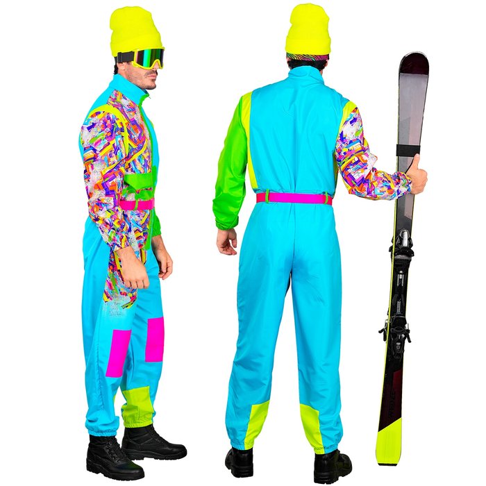 Funky Retro Skianzug Damen einteilig