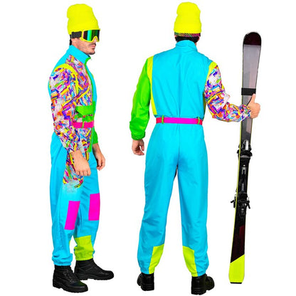 Funky Retro Skianzug Damen einteilig