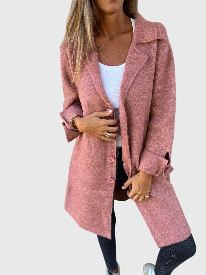 Blazer Damen mit Knöpfen aus Viskose – klassischer eleganter Blazer