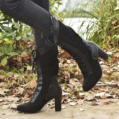 Elegante Absatzstiefel Damen