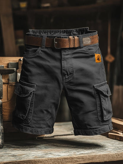 Cargohose Herren aus Baumwollmischung mit Taschen