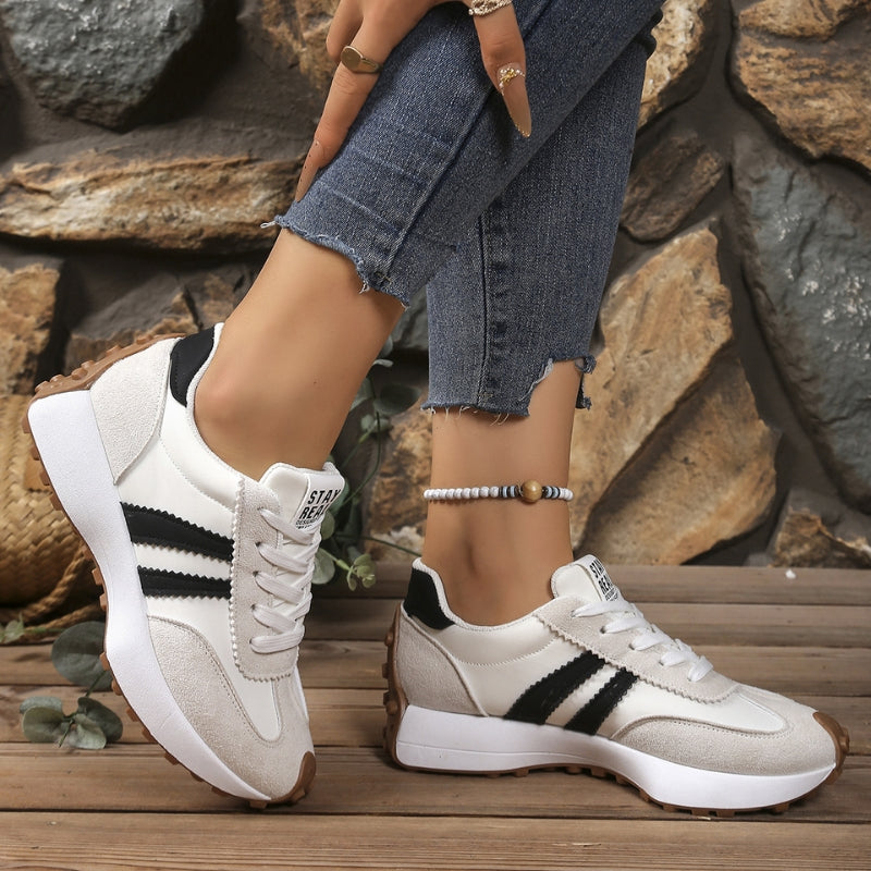 Retro Plateau-Sneaker Damen