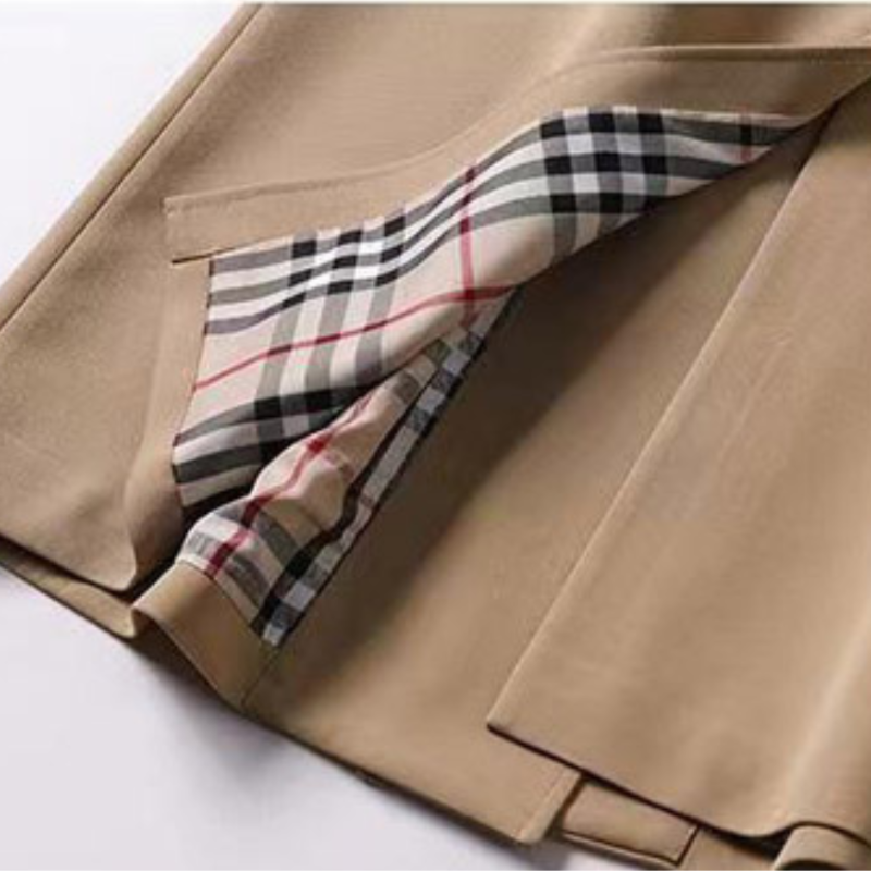 Damen Trenchcoat mit Gürtel – klassischer Mantel