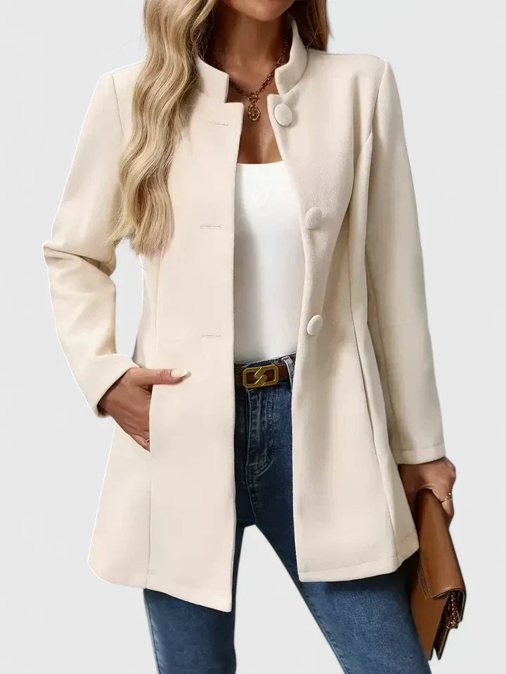 Elegante Jacke Damen ohne Kragen