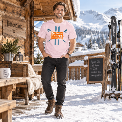 Herren T-Shirt mit Après-Ski Print – Kurzarm Shirt