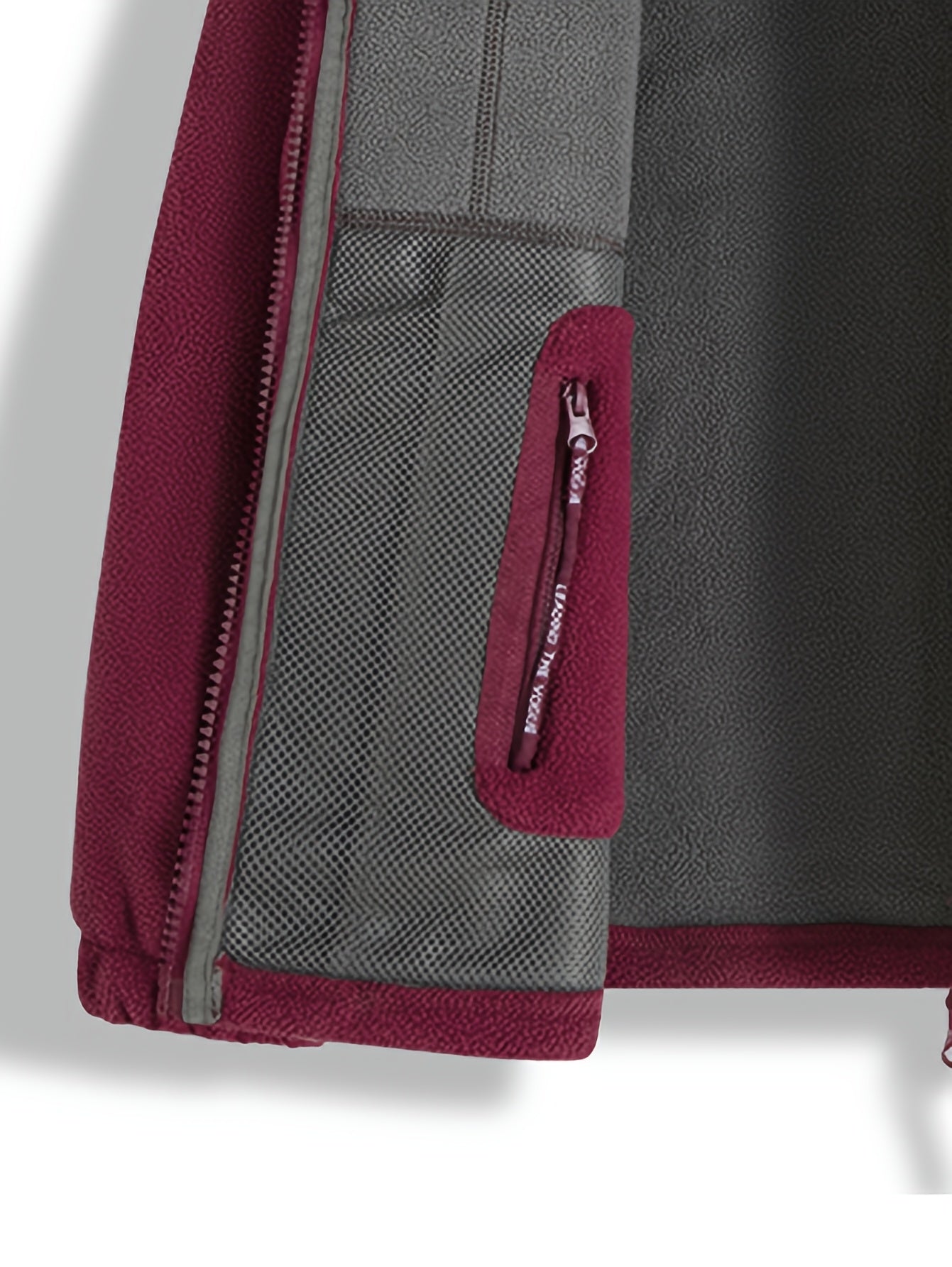 Fleecejacke aus weichem Fleece – Outdoor-Jacke mit hohem Kragen