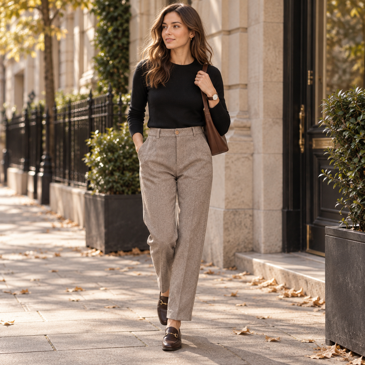 Damen Wollhose warm – elegante Winterhose