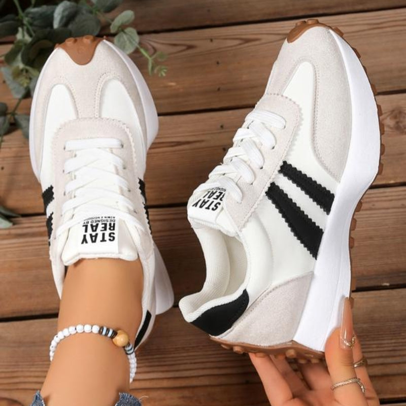 Retro-Sneaker Damen mit Chunky-Sohle