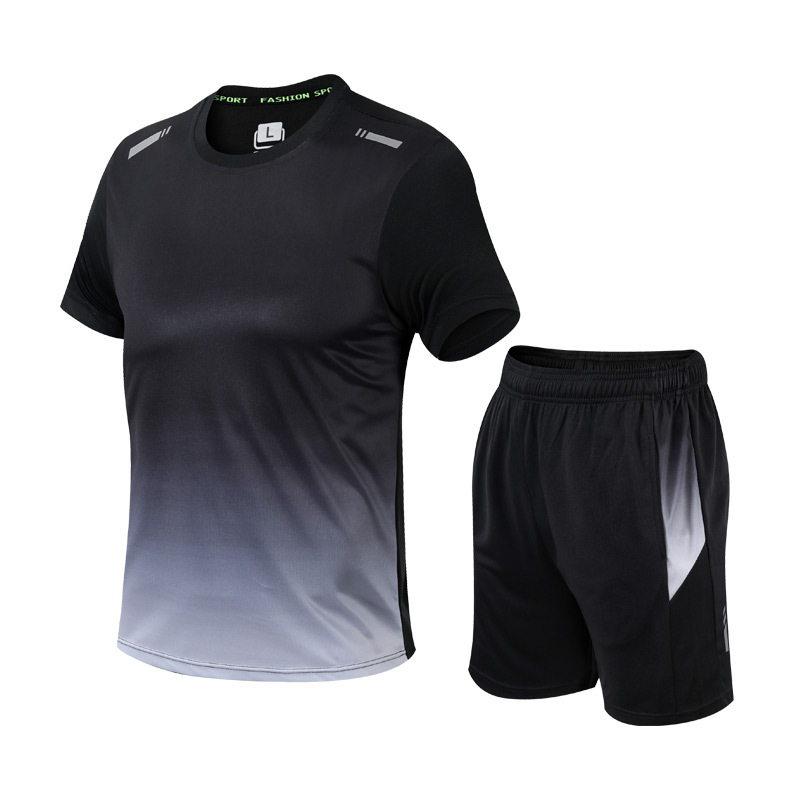 Trainingsanzug aus Leinen – sportliches Set aus Shirt und Shorts