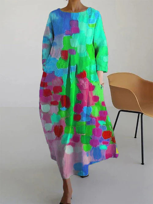 Florales Sommerkleid Damen leicht