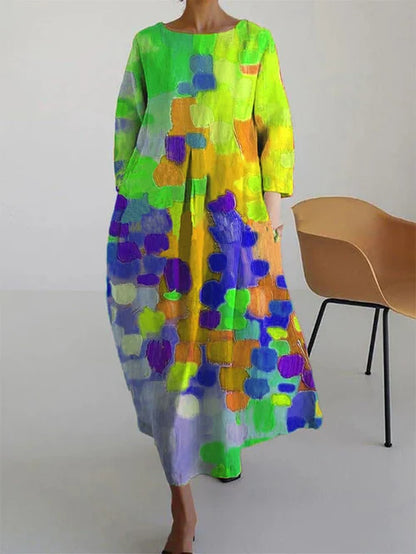Baumwollkleid Damen ausgestellt