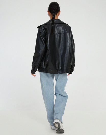 Lederjacke Damen für Herbst und Winter