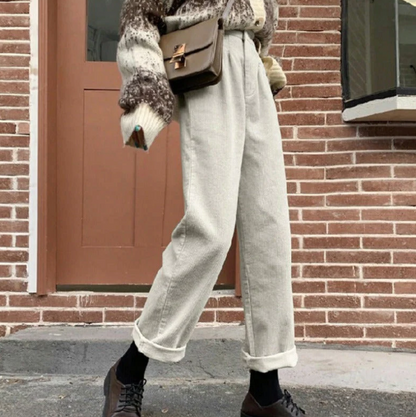 Warme Cordhose Damen Freizeit