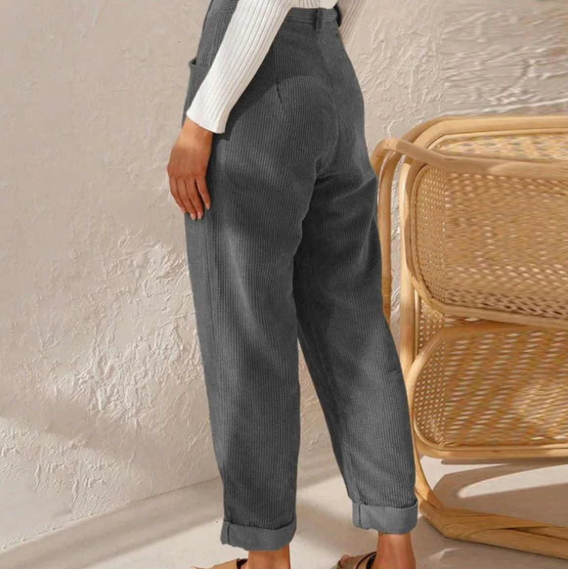 Damen Cordhose – warme Freizeithose aus Cord