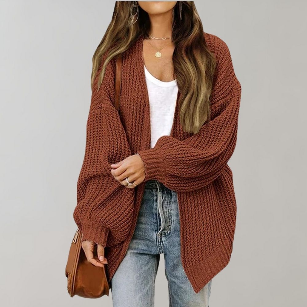 Offener Cardigan Damen aus weichem Strick