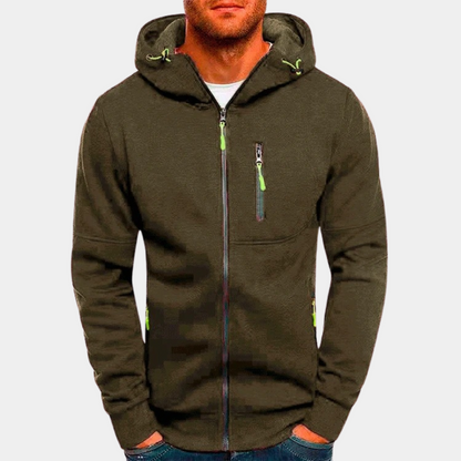 Zip-Hoodie Herren – lässiger Kapuzenpullover mit Reißverschluss