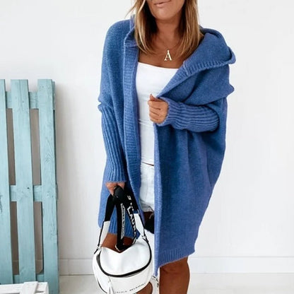 Cardigan Damen mit Fledermausärmeln aus Strick