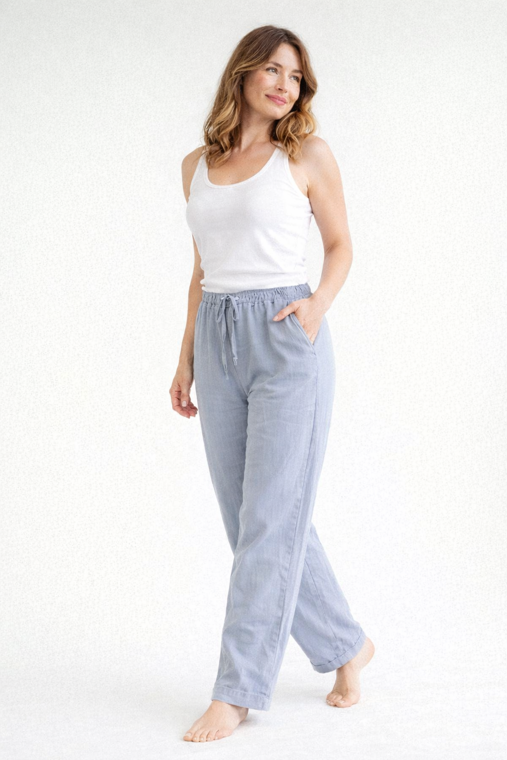 Bequeme Hose Damen locker geschnitten