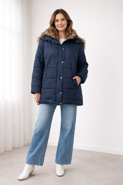 Übergangsjacke Damen mit Kapuze
